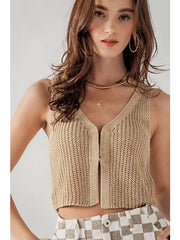 Urban Daizy - MAISIE CROTCHET BOHO CROP TOPS